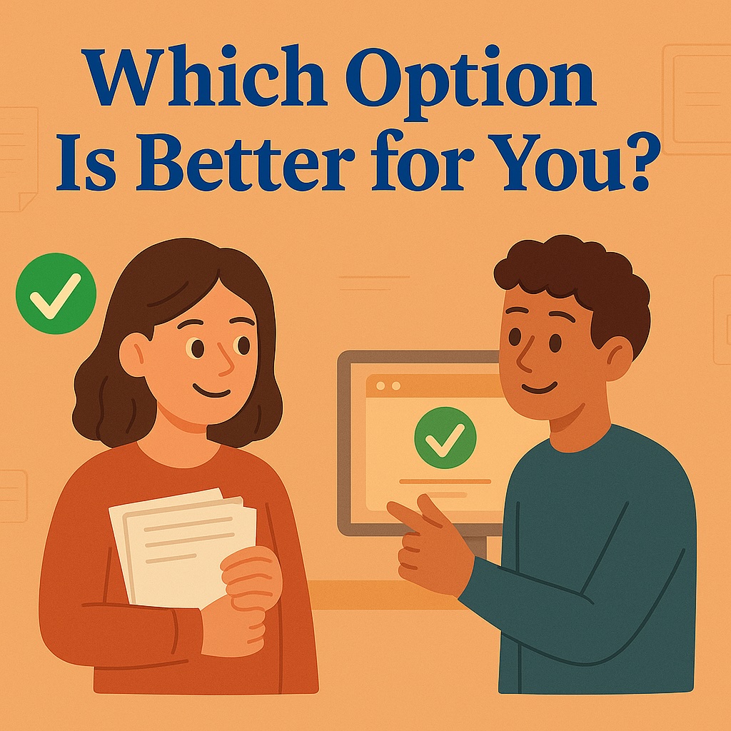 Which one is right for you online or paper filing