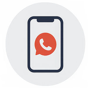 contact on  WhatsApp icon